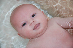 Bath Time | Teaching Baby Breath Control For Swimming | Evie Responding To Cup & Shower Conditioning