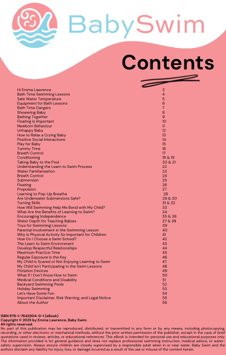 Teach Your Baby to Swim: From First Bath to Swimming Lessons